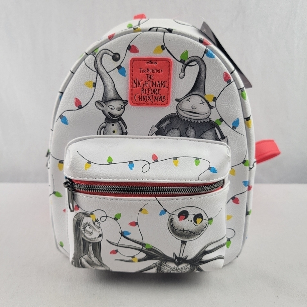 NWT Disney Nightmare Before Christmas holiday backpack and matching wallet - Picture 8 of 9